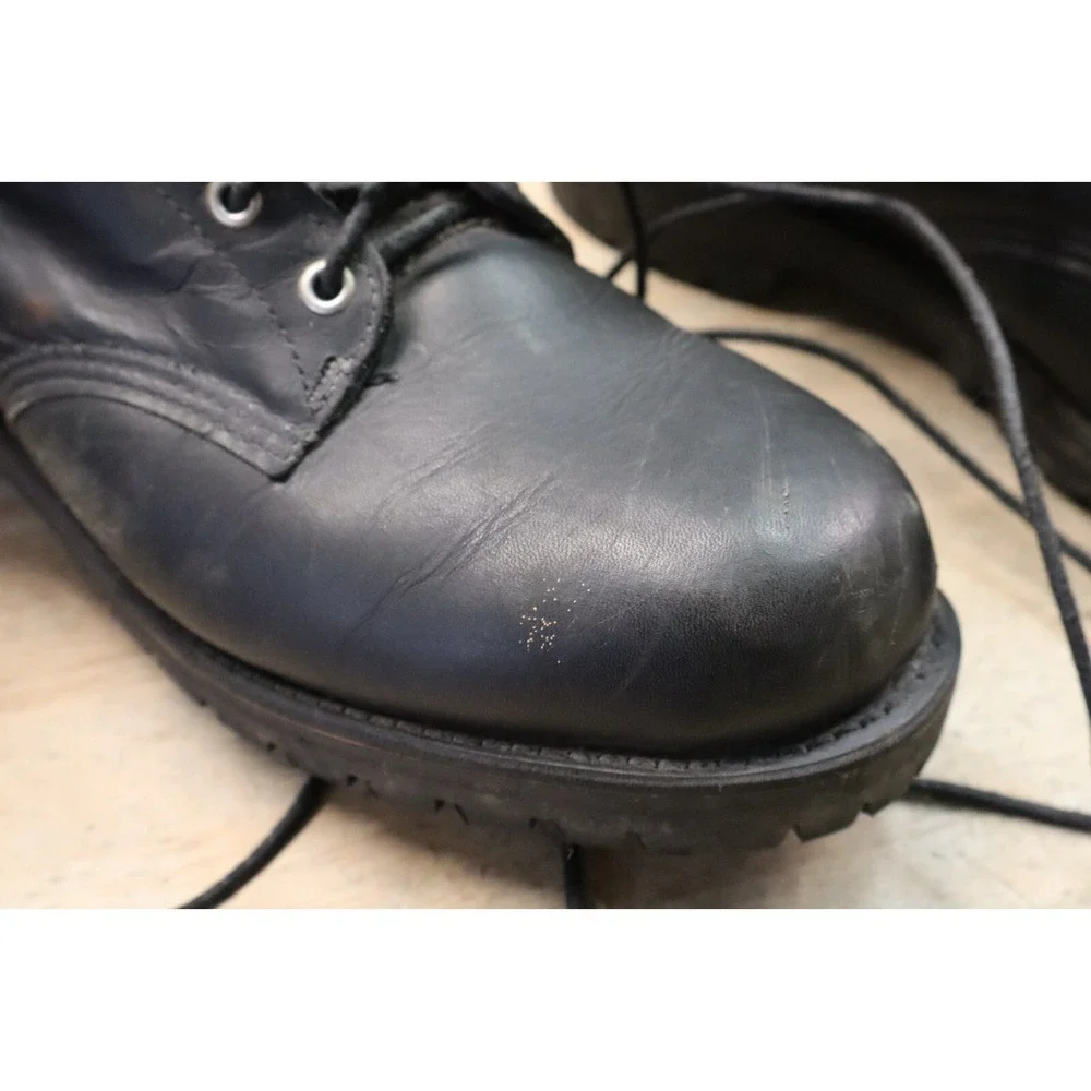 Indian Motorcycle Boots Mens Size 10 W Black Leather - Picture 12 of 13